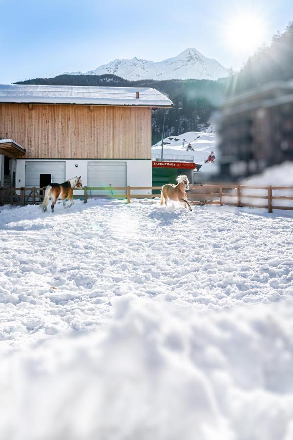 Ferienwohnung Bauernhaus Martinus Sölden Exterior foto