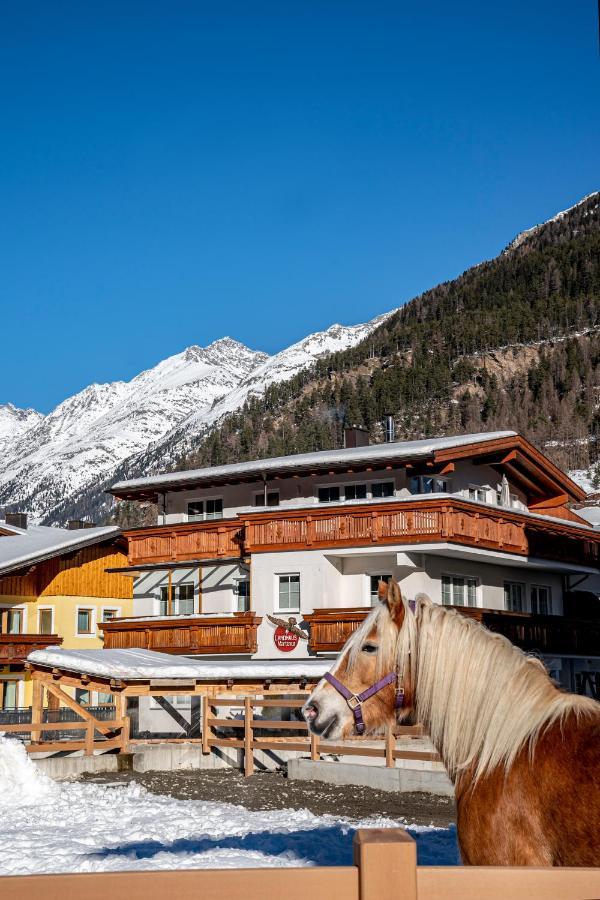 Ferienwohnung Bauernhaus Martinus Sölden Exterior foto