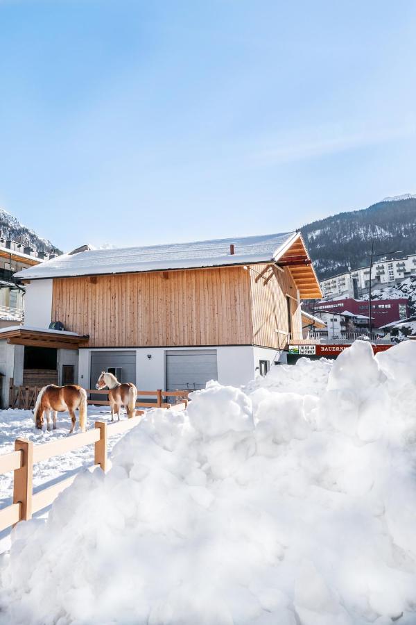 Ferienwohnung Bauernhaus Martinus Sölden Exterior foto